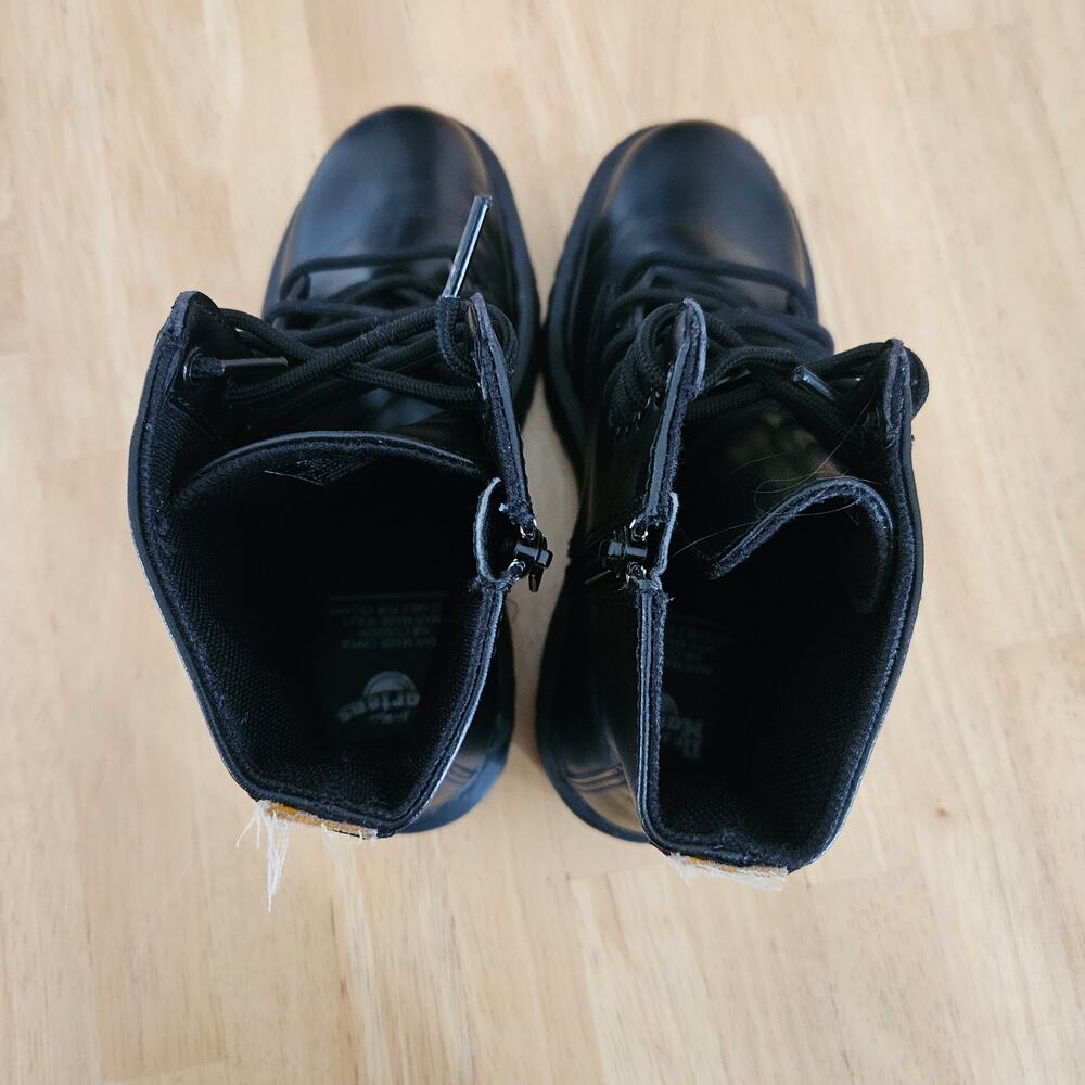 Dr. Martens Vegan Jadon II Mono Platform Boots Black Sz 7M FLAW - Picture 6 of 13